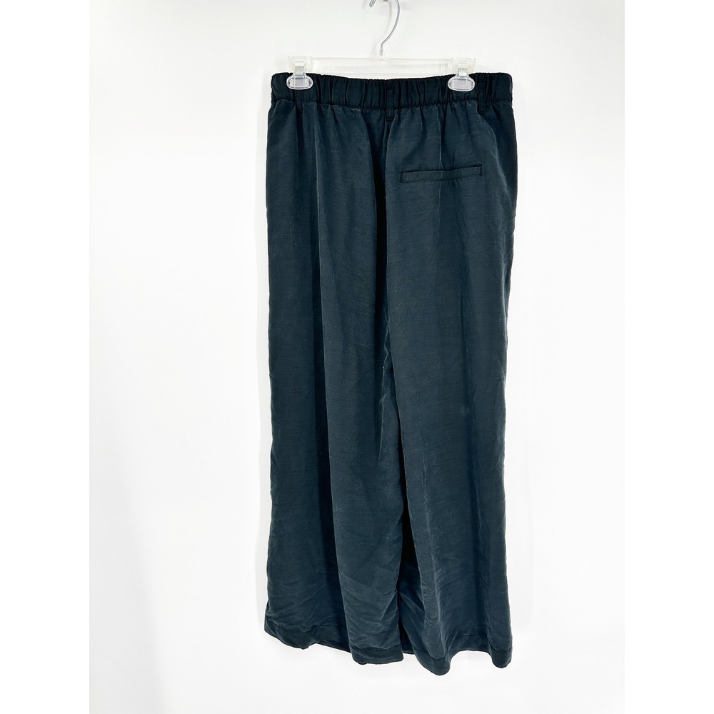 Free People Wide Leg Pants Medium Black Boho Nothin to Say - Picture 4 of 6